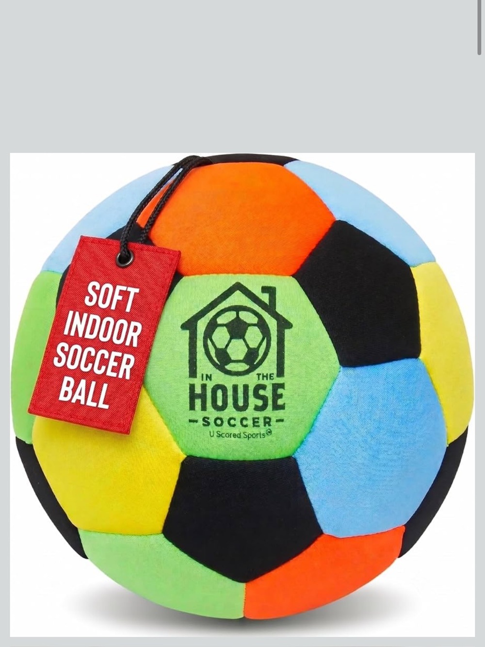 in The House Soccer Ball Indoor Padded Practice Party Game Sports Colorful Gifts
